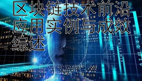 区块链技术前沿应用实例与成效综述