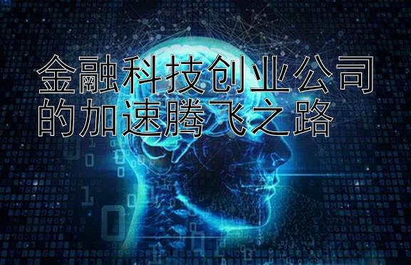 金融科技创业公司的加速腾飞之路